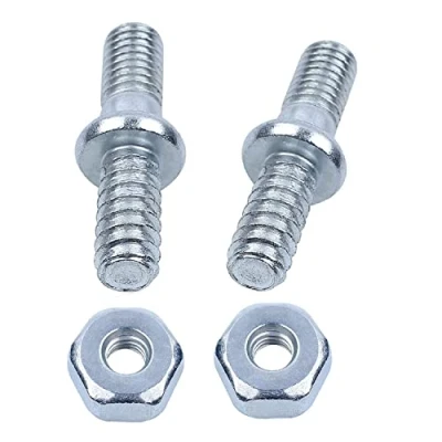 Image of Hippotech Pack of 2 Bar Nuts Stud Fit for STIHL MS170 MS171 MS180 MS181 MS190T MS191T MS192T MS210 MS230 MS250 017 018 025 Chainsaw