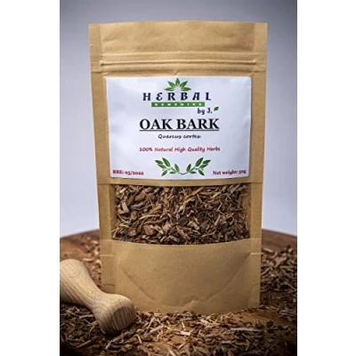 Image of Oak Bark Tea Dried Herb 100g Quercus robur cortex Herbal Remedies by J. Dab kora