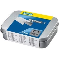 Image of Rapid Optima No. 56 Staples, For Stapling up to 20 Sheets, Use with Electric Staplers, Galvanised Wire, Tin of 3750, 5001374