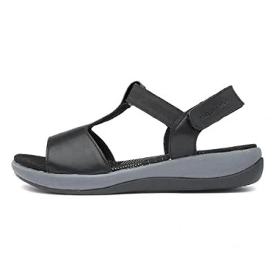 Image of Hush Puppies Women&#039;s Sylvie Sandal, Black, 5 UK