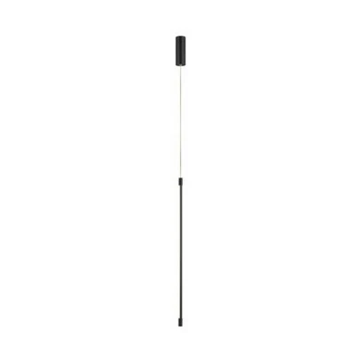 Image of Struga LED Ceiling Pendant Lamp 12W 3000K Aluminium Black