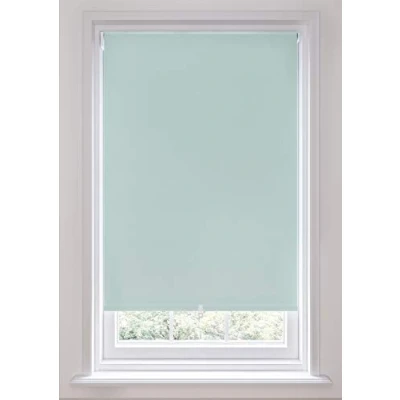 Image of Swish Cordless Blackout Roller Blind, Duck Egg, W120 Cm x D170