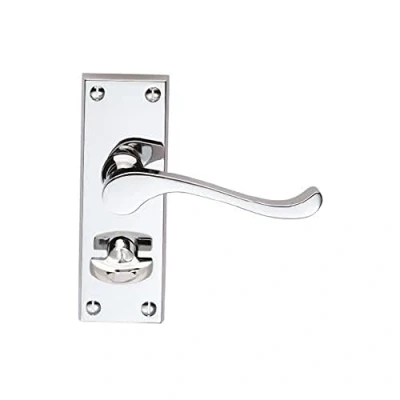 Image of Carlisle Brass CBS55WCCP/BP Door Handle, Polished Chrome