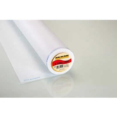 Image of Vilene Iron On Interlining Standard Medium 90cm wide White per metre