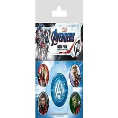 Image of Marvel Comics Avengers Pack de 5 badges, 201043