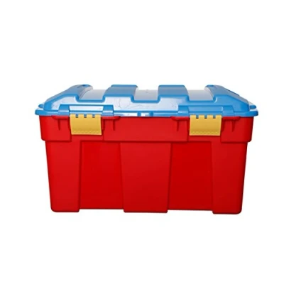 Image of High Grade 40Lt Large Plastic Kids Toy Organiser Storage Box Tidy &amp; Clip On Lid