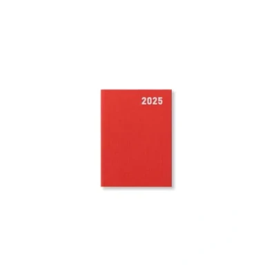 Image of Letts of London Principal Mini Pocket week to view 2025 diary red