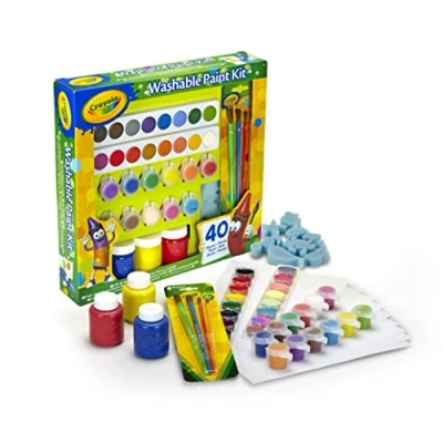 Image of Crayola Washable Kid&#039;s Paint Kit 40Pc