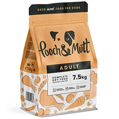 Image of Pooch &amp; Mutt Complete Adult Dry Dog Food (Grain Free), Chicken Superfood Blend, 7.5kg