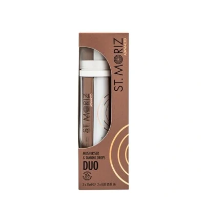 Image of St Moriz Advanced Moisturiser and Tanning Drops Duo 50ml