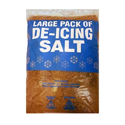 Image of Brown Deicing Rock Salt Bag large