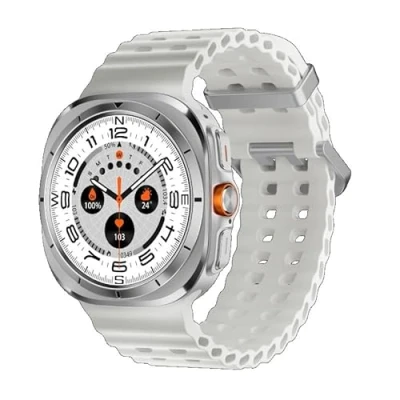 Image of 2024 New S7 JS Watch 7 Ultra 1:1 47mm Smartwatch AMOLED Screen Bluetooth Call IP68 Waterproof Mens Smart for Android IOS (WHITE)