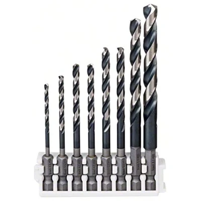 Image of &#039;Bosch 2608577140 Impact Control HSS Drill Bit Set 8 Pieces Snap Indexx); 0 W; V