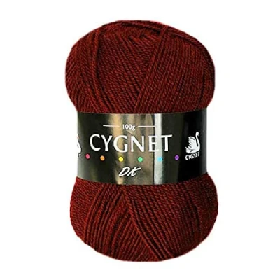 Image of Cygnet DK Double Knitting Acrylic Yarn/Wool 100g 506 Rust
