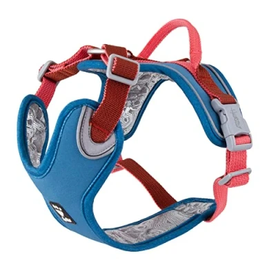 Image of Hurtta Weekend Warrior Warming ECO Dog Harness, Bilberry Mix, 16 18 in