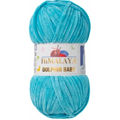 Image of Strickfein Himalaya Dolphin Baby Wool Yarn, Cotton Knitting for Knitting, Crochet (80315 Turquoise)