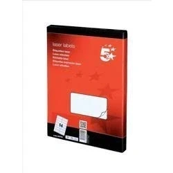Image of 5 Star Addressing Labels Laser 14 per Sheet 99.1x38.1mm White [1400 Labels]