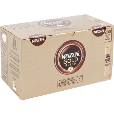 Image of NESCAFÉ Gold Blend Medium Roast Instant Coffee Sachets 200 x 1.8g Sticks