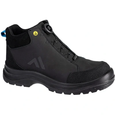 Image of Portwest FX2 Ridge Composite Mid Boot S3S ESD SR FO Black/Blue UK 3 EU 35