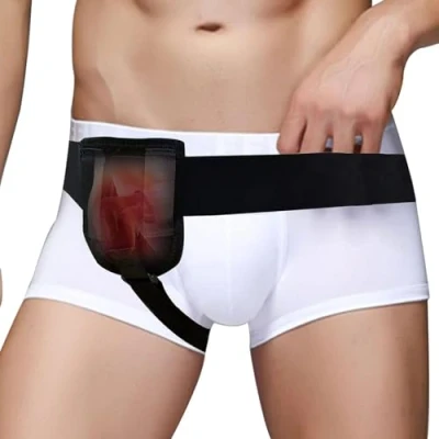 Image of Hernia Belt for Men and Women Flexible Adjustable Brace Truss Support Left or Right Side Inguinal Comfortable Elastic