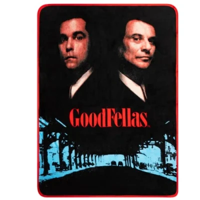Image of Franco Goodfellas Bedding Super Soft Micro Raschel Throw, 46 in x 60 in, (Official) WB Product Collectibles