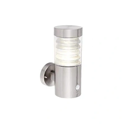Image of Equinox Pir LED Outdoor Coastal Wall Marine Grade Brushed Stainless Steel IP44