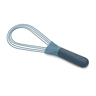 Image of Joseph Twist whisk 2 in 1 flat and balloon Suitable for non stick cookware, Silicone, Blue