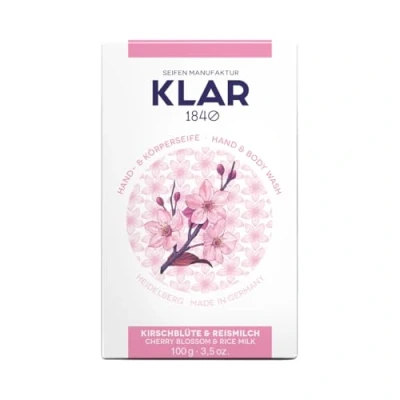 Image of Klar&#039;s Cherry Blossom &amp; Rice Milk Soap 100 g