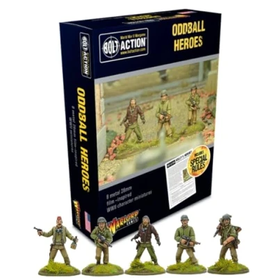 Image of Warlord Games Oddball Heroes 28mm Scale Metal Miniatures for Bolt Action Highly Detailed World War 2