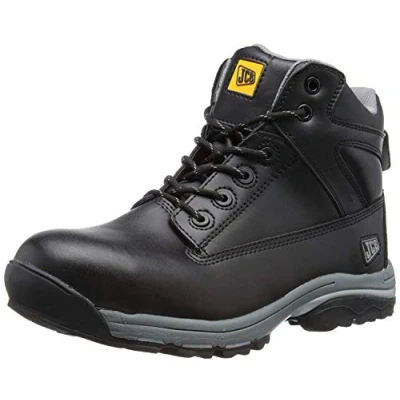 Image of JCB Men&#039;s Safety Boots Workmax Chukka Work Nubuck Durable and Protective Ideal for Environments Workwear Size 6 UK, 40 EU Black