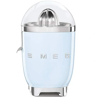 Image of Smeg CJF11PBUK Citrus Juicer, Aluminium, 70 W, Pastel Blue