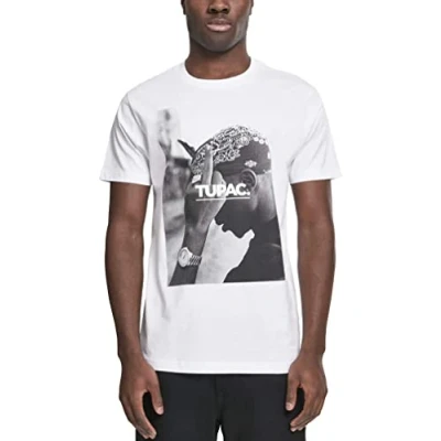 Image of Mister Tee Print Tshirt, Men&#039;s, Size: Small, White