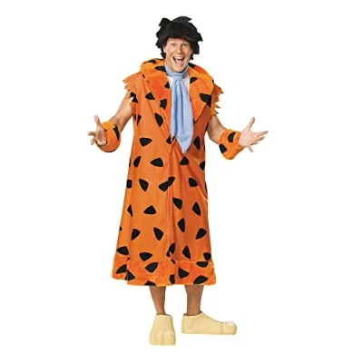 Image of Rubie&#039;s 888436STD Official Fred Flintstone Fancy Dress, Men&#039;s, Standard Size Halloween