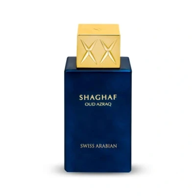 Image of Swiss Arabian Shaghaf Oud Azraq Limited Edition EDP Spray Unisex Amber Vanilla Fragrance Luxury Personal Enchanting Blend of Perfume 75 ml