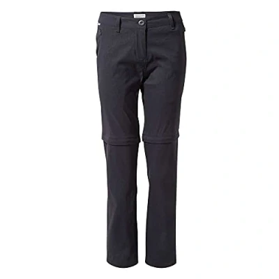 Image of Craghoppers Womens Kiwi Pro Conv Trousers Hiking Pants, Dk Navy, 28W EU