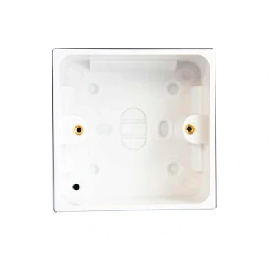 Image of Dencon Single Gang Box (inside 41mm, Outside 44mm) with Earth Skin Packed