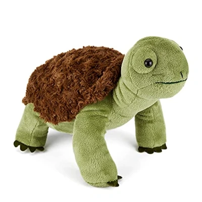 Image of Zappi Co Children&#039;s Realistic Lifelike Large Plush Toy Soft &amp; Cuddly Stuffed Animal for Boys and Kids (34cm Length) (Tortoise)
