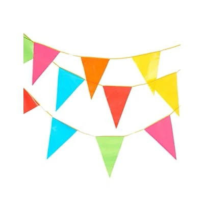Image of Boland 23371 Spun 10 m 18 giant bunting 45x30 cm multicolor, Multicolour