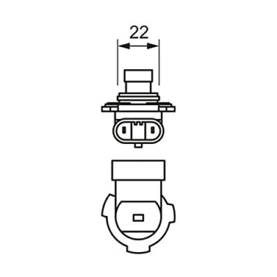 Image of 12V55WHIR2PURELIGHT, HIR29012 Light Bulbs BOSCH 1 987 302 026 HIR2 12V 55W PX22d Halogen TOYOTA: Avensis III Estate, Auris iQ
