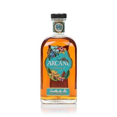 Image of Arcane Arrangé Vanille des Îles : Flavoured Rum Distilled Mauritius, blended and bottled in France 40% Alcohol, 700ml Freshness delicacy a bottle