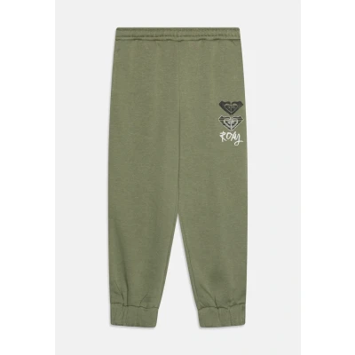 Image of Roxy SURF Feeling WIDE PANT Brushed Tracksuit bottoms for kids, Size: 8y, Oil green
