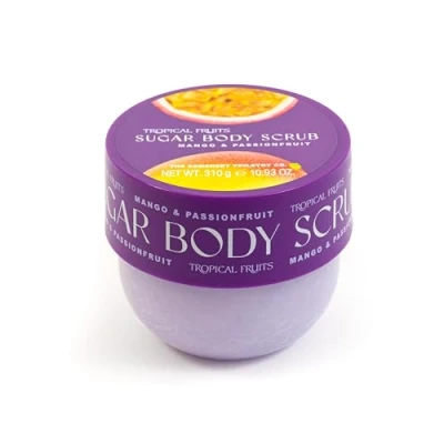 Image of Tropical Fruits Gentle Exfoliating Sugar Body Scrub Mango and Passionfruit 310g