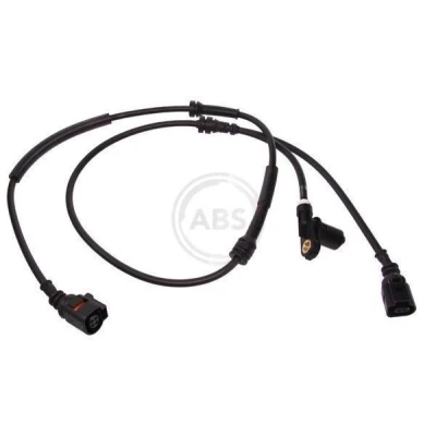 Image of 1112766, YM212B372DB ABS sensor A.B.S. 30230 Passive 1055mm 1155mm 28mm with integrated wear warning contact black VOLKSWAGEN: Sharan I