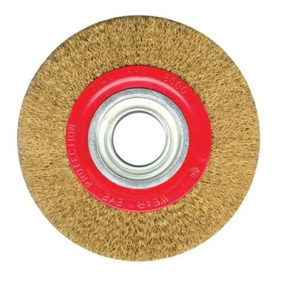Image of 150mm 6&quot; Wire Wheel for Bench Grinder Grinding Rust Paint Remova