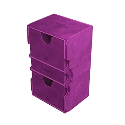 Image of Gamegenic, Stronghold 200+ XL Convertible, Trading Card Storage Box, Purple