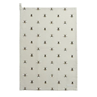 Image of Sophie Allport Bees Style Tea Towels (Green, Bees)
