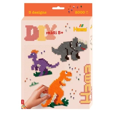 Image of Hama Beads Dinosaur Kingdom