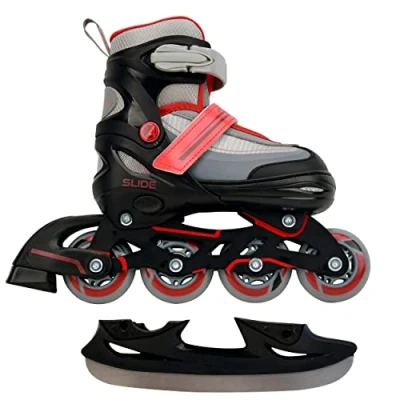 Image of Amigo Slide Transforming/Extending Kids Inline Roller Blades/Ice Skates