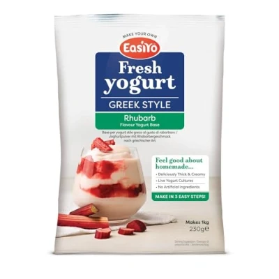 Image of Easiyo Greek Style Rhubarb Yogurt