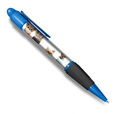 Image of Destination Vinyl ltd 1 x Blue Ballpoint Pen (Black Ink) Chihuahua Dog Puppy Group #8131 2